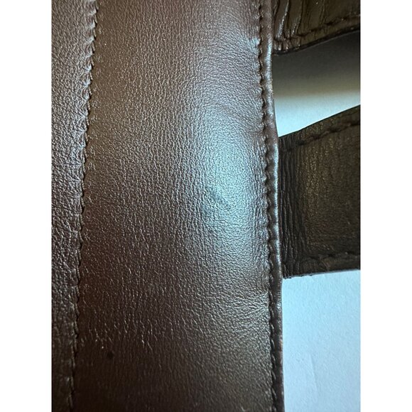 Gucci Dark Brown Leather Handbag - Picture 15 of 15